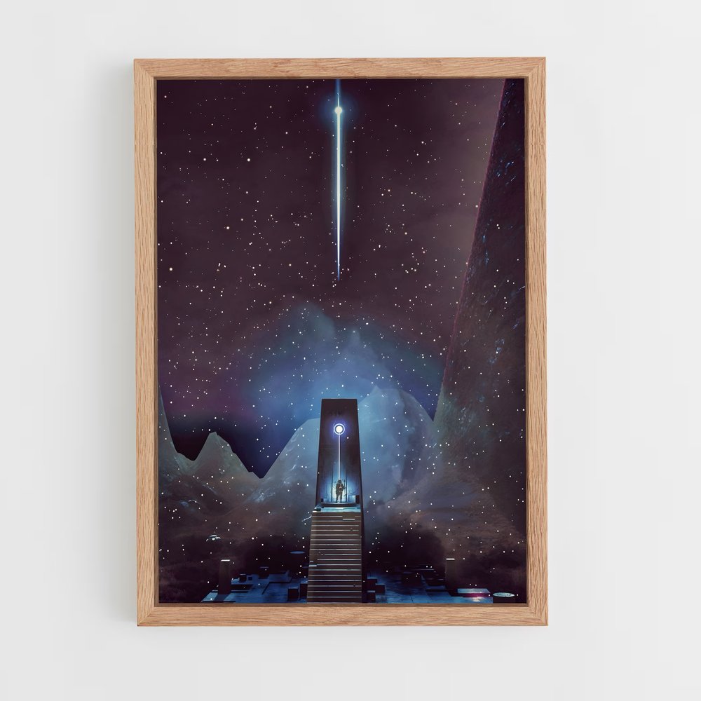 Poster Galaxie Lointaine – affiche No man sky (vue 4)